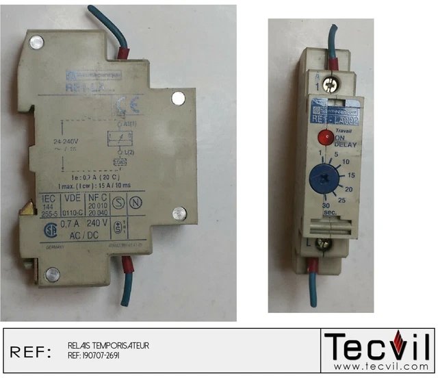 LADR2 SCHNEIDER ELECTRIC - Contatti Ritardanti | Usc: Blocchi A Vite; Frontale; 0,1÷30s | - Componenti Elettronici Italia - Foto 5