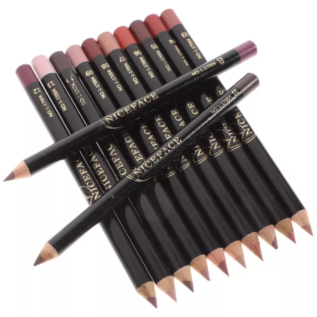 12 Stk. Lippenkonturstift Lippenmalerei Liner Make-up Set