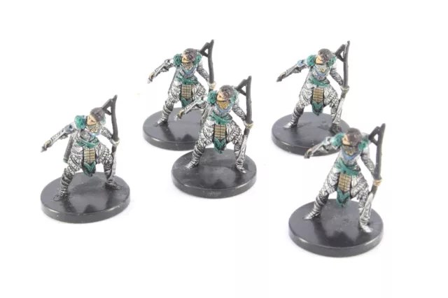 D&D Miniatures 5 x Steelheart Archer 22 / 60 War Drums No Card