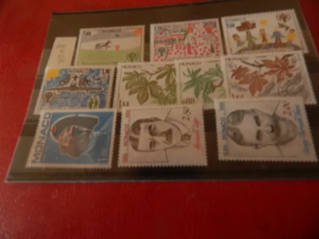 Briefmarken60-70  er Jahre Lot, Monaco pfr.