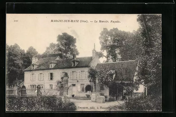 CPA Margny-sur-Matz, Le Manoir