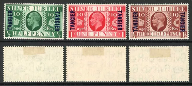 Tangier SG238/40 1935 Silver Jubilee Set M/M