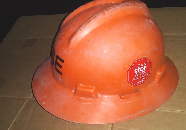 Oil Rig Used Adjustable Hardhat Orange