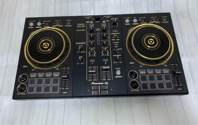 Pioneer DDJ-400-N Limited Gold 2-Channel DJ Controller 2ch with USB cable