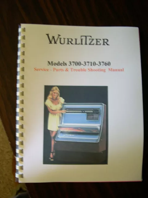 Wurlitzer Model 3700/3710/3760 Jukebox Manual