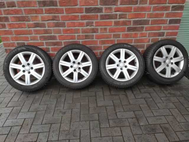 Alufelgen Audi 16 Zoll mit Winterreifen 205 55 R16