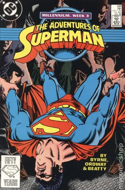 Adventures of Superman #436 FN 1988 Stock Image