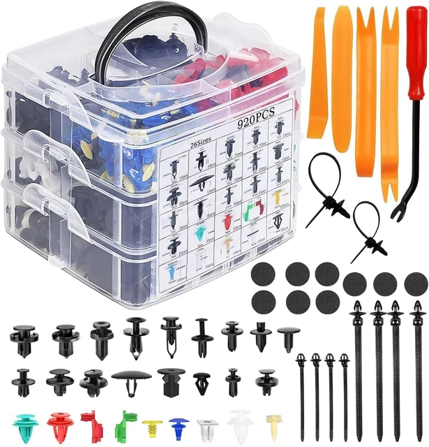 100 X Rivetti Molletta Passaruota Clip Per Audi BMW Skoda Mercedes VW - Foto 2