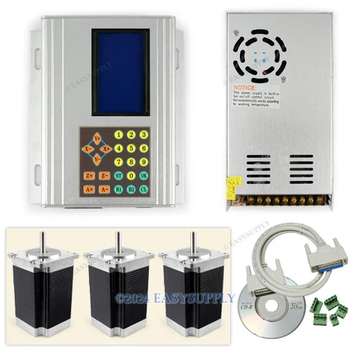 Carte Interface CNC 5 Axes USB - Pour MACH3 - Contrôle Moteurs Pas à Pas - Sortie 0-10V