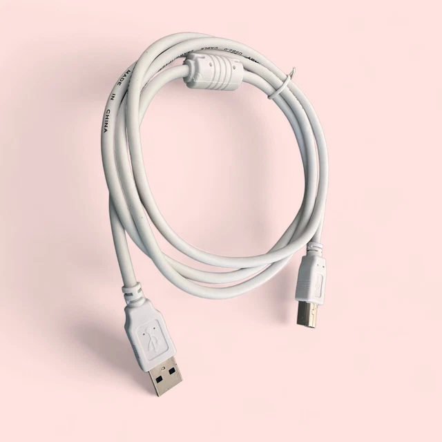 Cavo USB Per Stampante E Scanner, Tipo A A B, 2,7 Metri, Compatibile Canon PIXMA MG3050, TS3450, TS5055