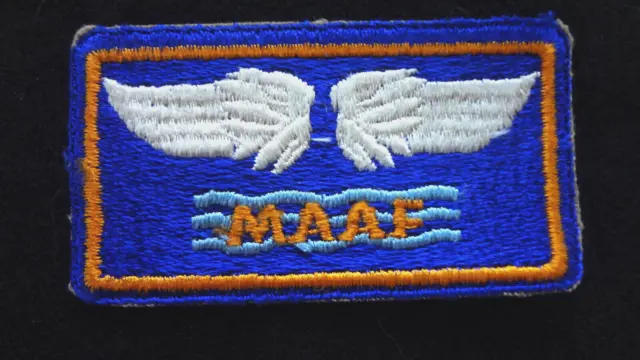 WWII US Army MAAF Mediterranean Allied Air Force Patch Cut Edge No Glow