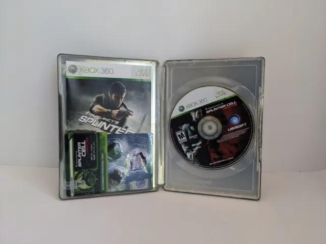 Xbox 360 Tom Clancy's Splinter Cell Conviction Collectors Edition w/ Steelbook
