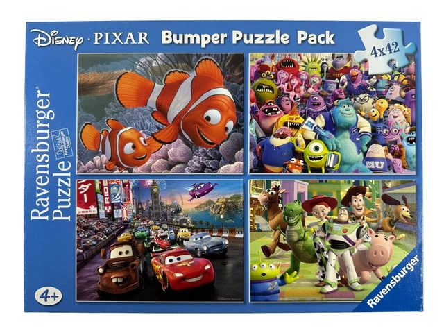 RAVENSBURGER 4 X 42 Piece Jigsaw Puzzles DISNEY PIXAR Bumper Puzzle ravensburger-4-x-42-piece-jigsaw-puzzles-disney-pixar-bumper-puzzle