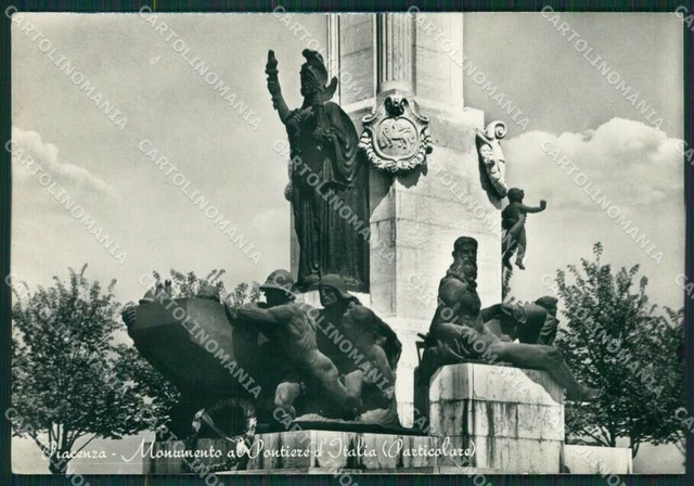 Piacenza Città Monumento al Pontiere Foto FG cartolina KV6968