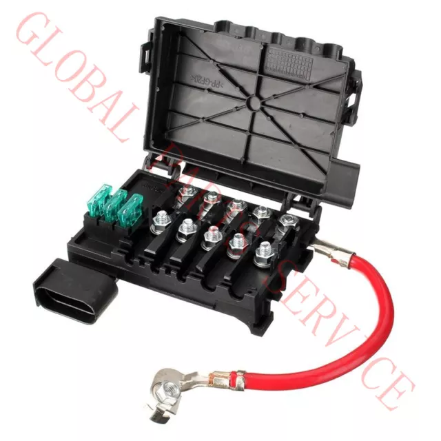 Battery Fuse Box Fit For VW Golf Jetta Beetle Fuse Holder With Cable 1J0937617D