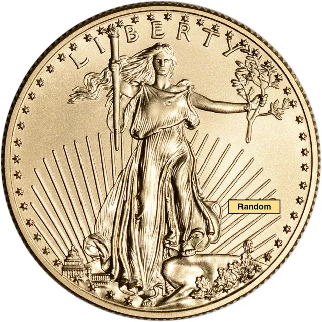 American Gold Eagle (1/2 oz) $25 - BU - Random Date