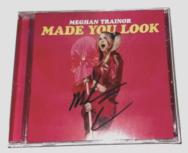 Meghan Trainor Signed Made You Look CD Album Cover Framed 