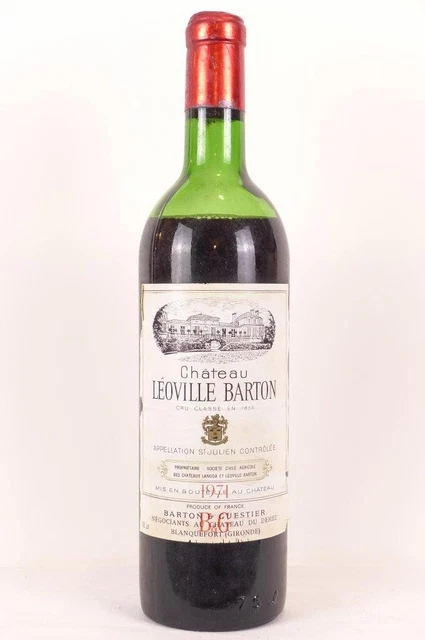 saint-julien château léoville barton grand cru classé (b1) rouge 1971
