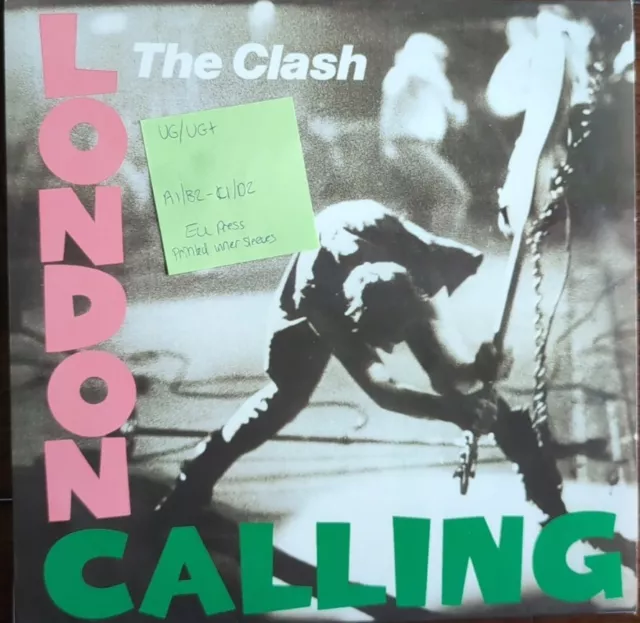 The Clash London Calling Vinyl Record VG/VG+ 180g