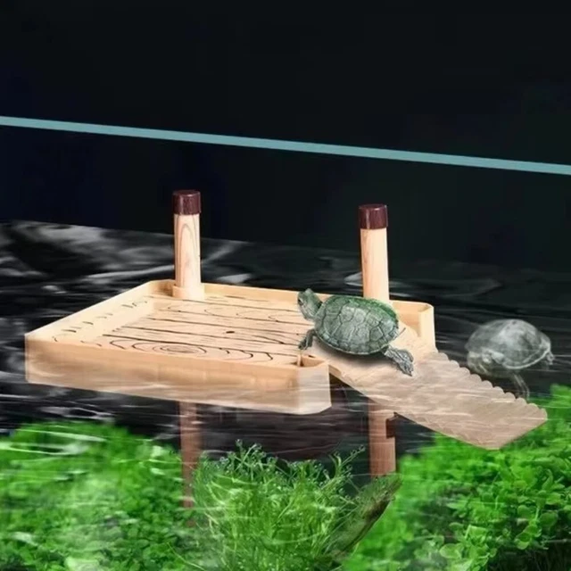 TURTLE BASKING PLATFORM Ramp Reptile Tank Ladder Resting Terrace ...
