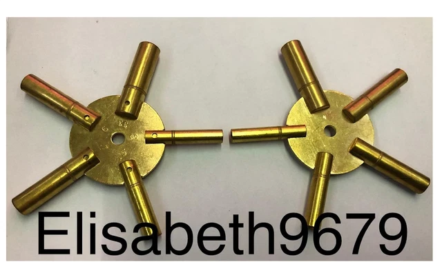 Ancienne CLE à Remonter PENDULE Remontage HORLOGE Horlogerie - Foto 8