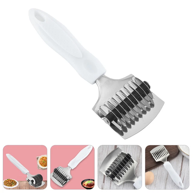 MANUAL NOODLE SLICER Dough Fettuccine Small Bread Pressing Machine