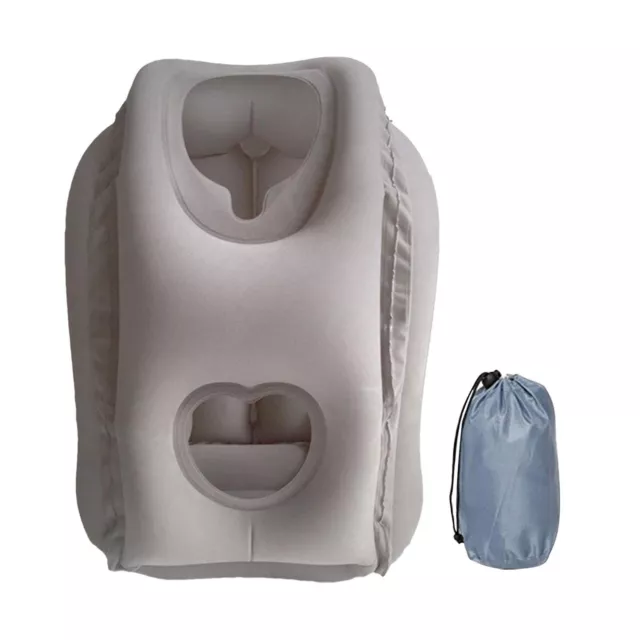 Portable Travel Neck Pillow Inflatable Neck Travel Cushion For Airplane, Car