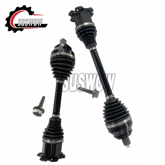 Pair Front CV Axle Drive Shaft Left Right Pair Bentley Continental 2003-2012 NEW