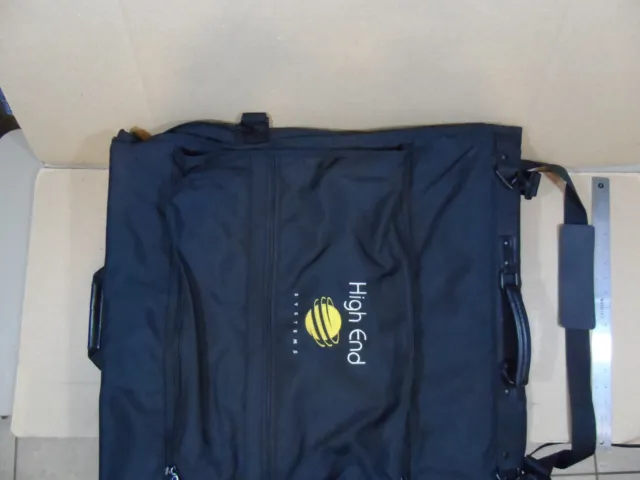 Vintage TUMI Bi-Fold Black Ballistic Carry On Garment Suitcase Bag Embroided 2