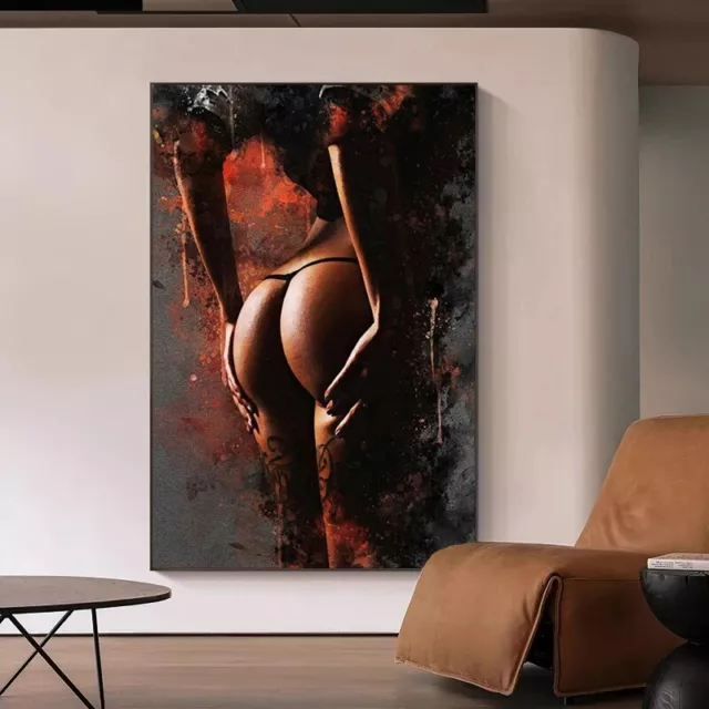 Modern Graffiti Abstract Sexy Women Canvas Painting Wall Art Wall Picture Prints 2