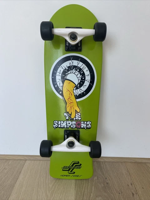 SANTA CRUZ X The Simpsons Skateboard Rob Roskopp Mini Cruiser 