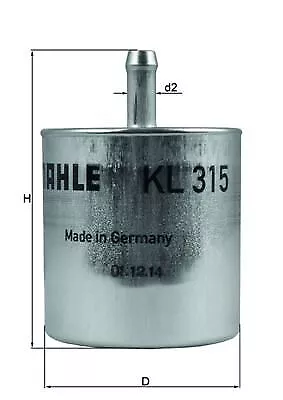 Mahle Filt Krst 9Mm Mahle KL 315