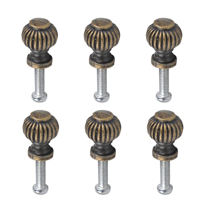 6X Lantern Antique Bass Cabinet Knob Drawer Jewelry Box Cupboard Pull Handle New