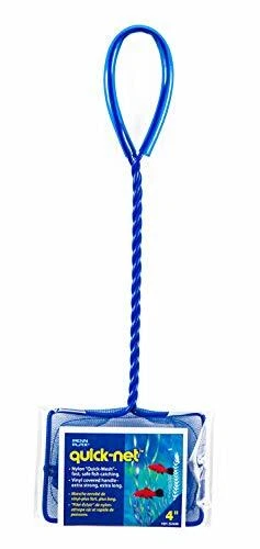 Penn Plax Aquarium Fish Net – Aqua Blue Quick Catch Mesh Wire Net Safe for Al...
