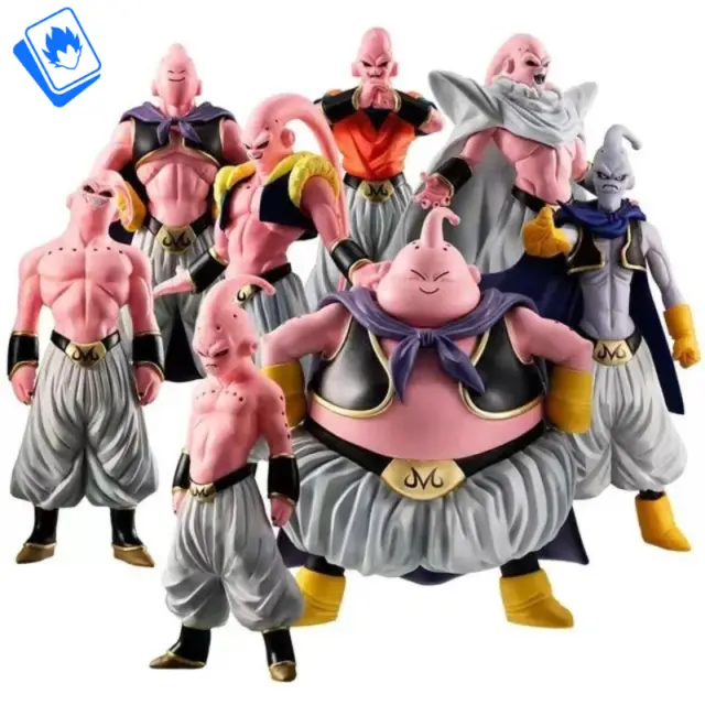 Dragon Ball Majin Buu Action Figure Complete Set Dragonball Z Gt Majin Bu 8 Verses