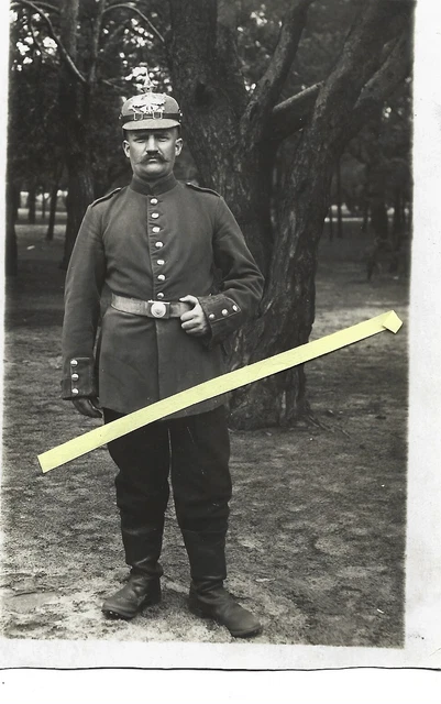 Portrait Thorn ( Torun ) 1WK soldat Landst.Ers.Btl. Res.IR.5 mit Filzpicklelhaub