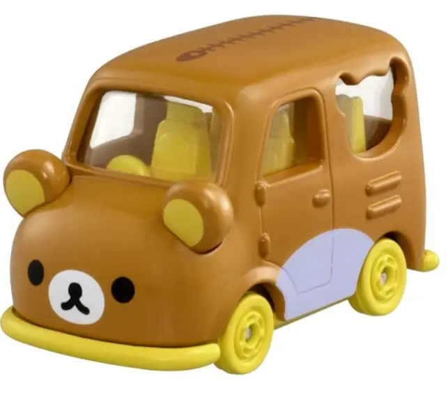 Rilakkuma Bear Takara Tomy Tomica Dream Mini Car Fun Play Brown Toy New JAPAN