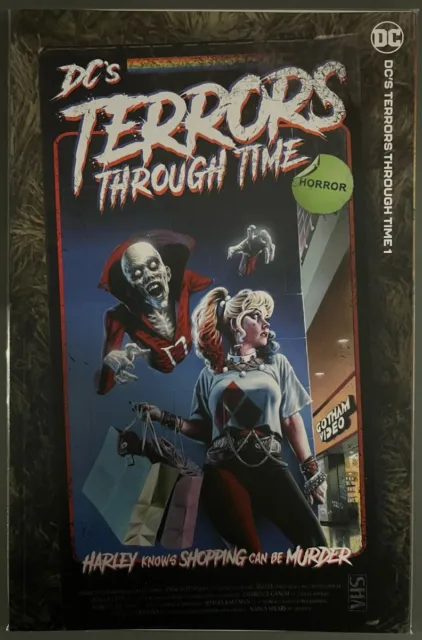 DC's Terrors Through Time #1 Steve Beach VHS Cover