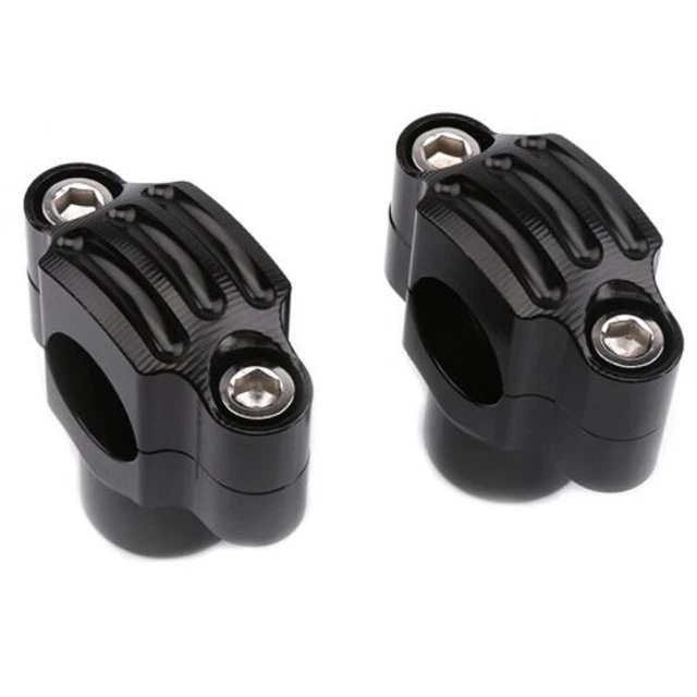 7/8" 22mm Handlebar Risers Mount Clamp Adapter Fixed for Motorcycle Dirt Bikes