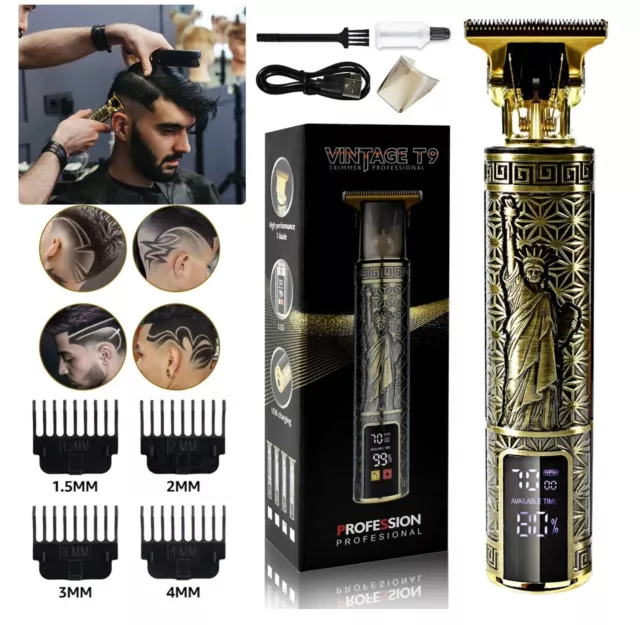 Beard Hair Trimmer for Men Professional Cordless Zero Gapped Edgers Clippers