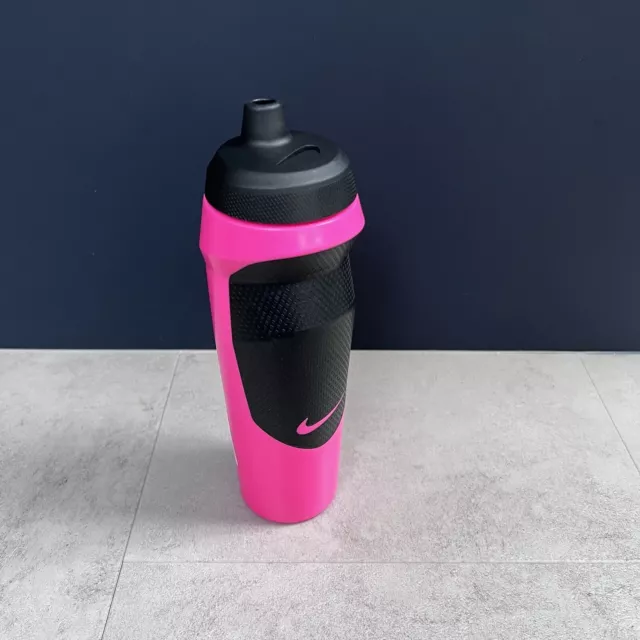 Nike Sport Water Bottle Pink Black 600ml New!