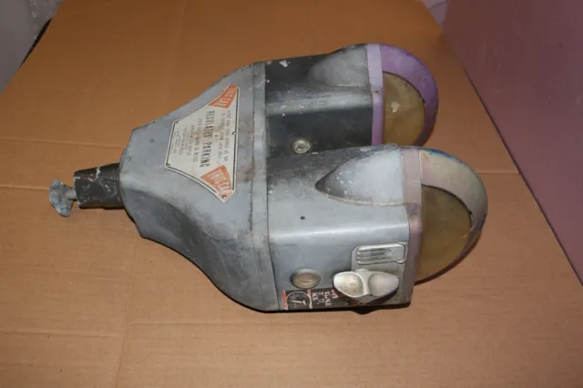 Unusual Model Vintage Duncan Miller Duplex Double Head 5c 10c 25c Parking Meter