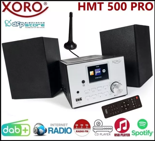 Radio Internet WiFi Bluetooth DAB+Spotify FM Digitale Sintonizzatore Lettore CD