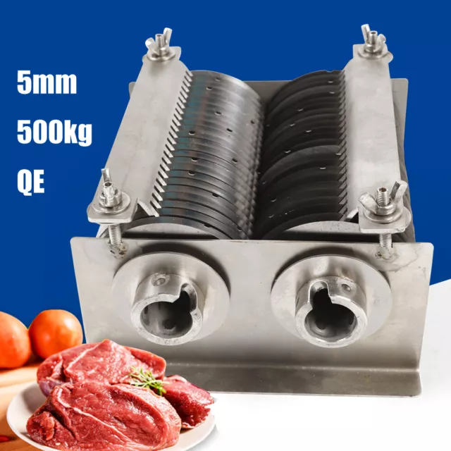 Commercial Meat Cutter Blade Meat Cutting Machine Slicer Stainless 500kg For QE