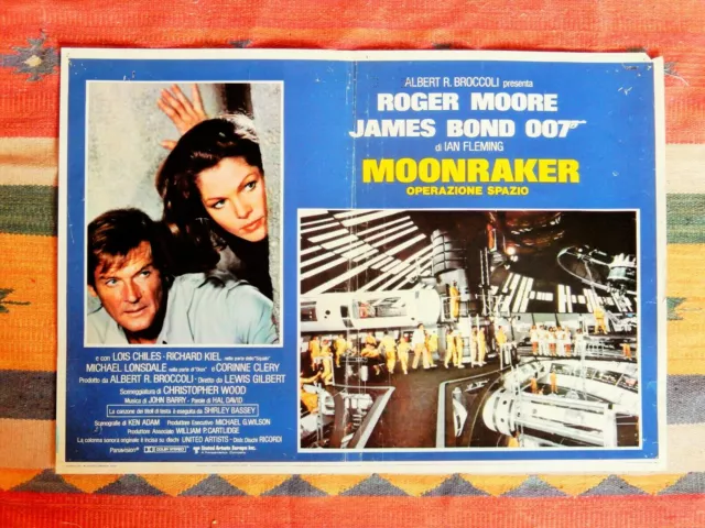 Fotobusta AGENTE 007 MOONRAKER OPERAZIONE SPAZIO Roger Moore, James Bond Poster