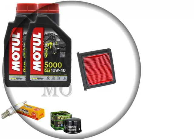 Mgm Kit Tagliando Kymco X-Citing 500 Olio Motul 5000 Filtro Olio Aria Candela