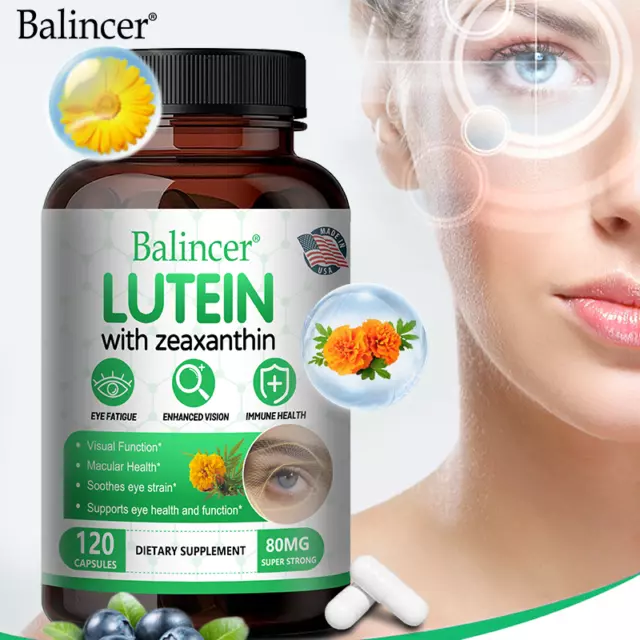 Vitamine per gli occhi Luteina 40 mg con zeaxantina - Formula premium per...