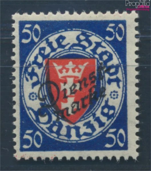 Gdansk d50 neuf 1924 timbre de sérvice (8209811
