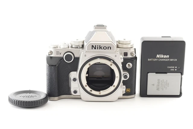 Nikon Df 16.2 MP Digital SLR Camera Silver Body Only From Japan [Exc++] #0001628