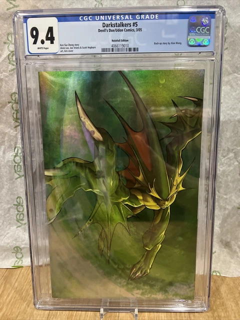 Darkstalkers #5 CGC 9.4 NM/MT Holofoil Edition Comic Devil Udon Comics
